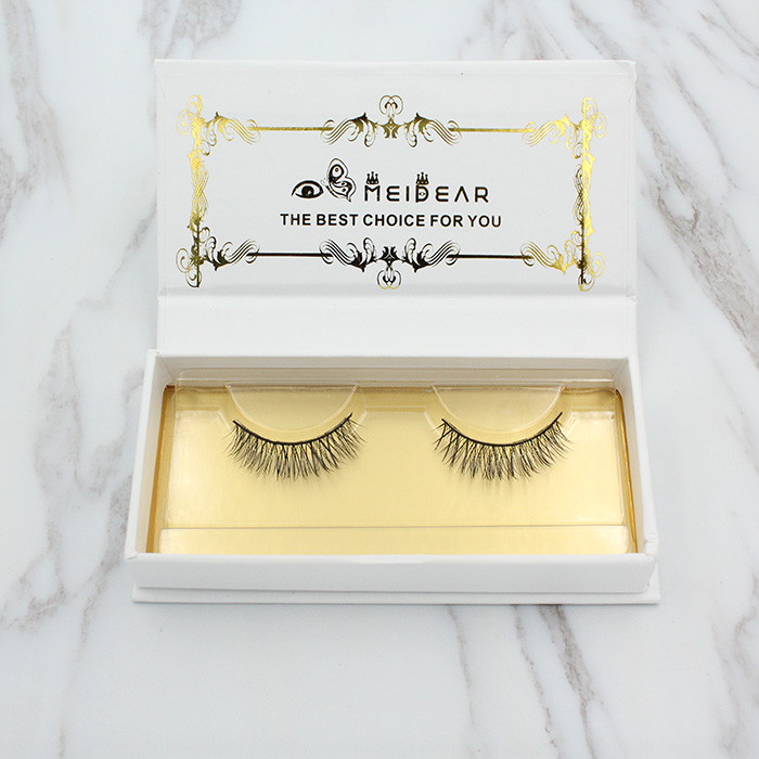 Real mink strip eyelash natural looking black false eyelash distributors